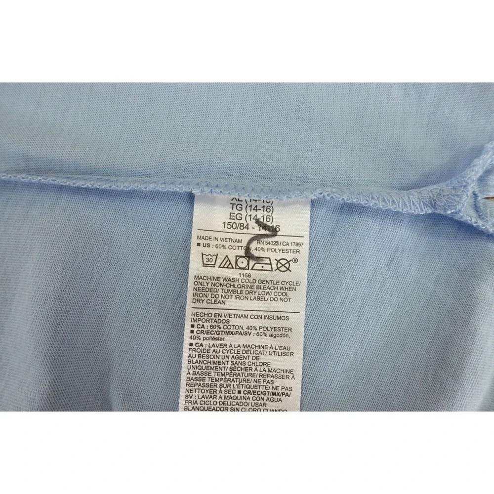 Old Navy Girls XL (14-16) Red Blue School Uniform Jersey Polo Shirt 2 Pieces NWT